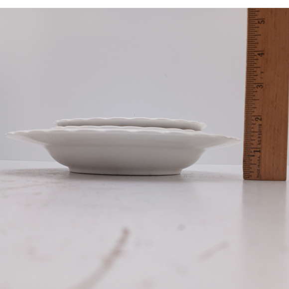 Mikasa Maxima Rotunda CAJ02 Plate Set – Blue Floral Japan Fine China Set of 4 - Picture 8 of 9